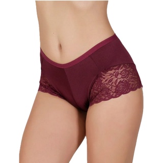 Calcinhas Shortinho Detalhes Em Renda Linha Luxo