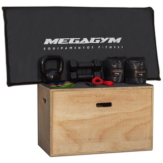 Kit Caixa De Salto Plyobox Jump Box Para Crossfit + Itens Academia ...