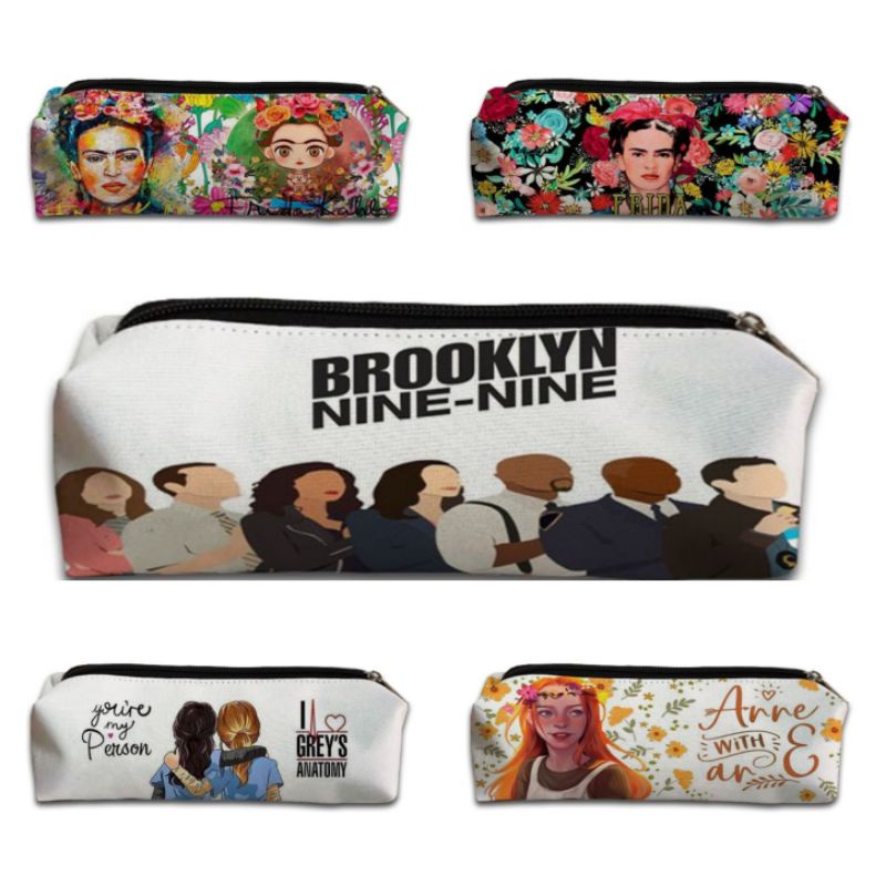 Estojo escolar Frida Kahlo Anne with an E Brooklyn nine nine B99 grey's anatomy