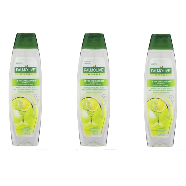 Kit C Shampoos Palmolive Naturals Detox Ml Shopee Brasil