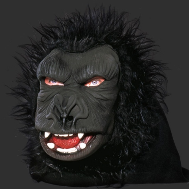 Máscara Gorila Macaco c/ Pelo - Animal Terror Carnaval Festa