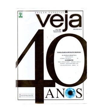 Revista Veja Edição Especial 40 Anos Nº 2077 Set/2008