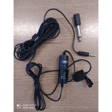 Microfone Lapela Condenser Mx-m1 P3 4c Smartphones Dslr Grav