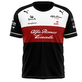 Camisa/Camiseta Alfa Romeo Preta Dryfit F1