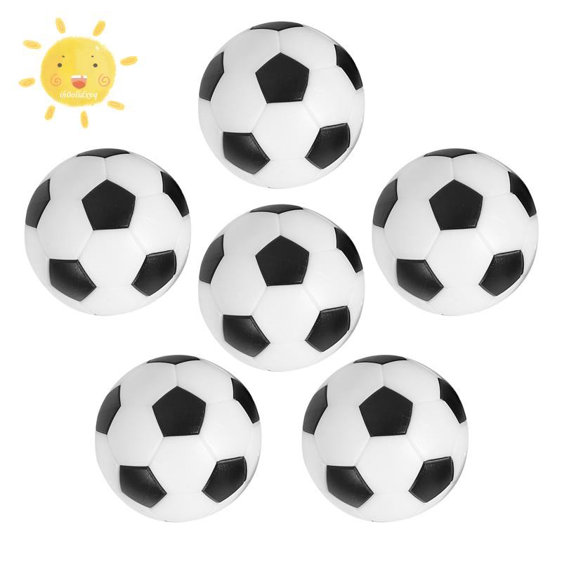 6pcs Small Football Style Table Ball Foosball Hard Plastic Table Ball Counterpart Game Children Toy Shopee Brasil