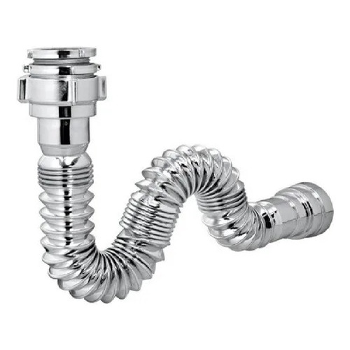 Válvula Click + Sifão Sanfonado + Engate Flex. Trançado — imagem 2 de 2