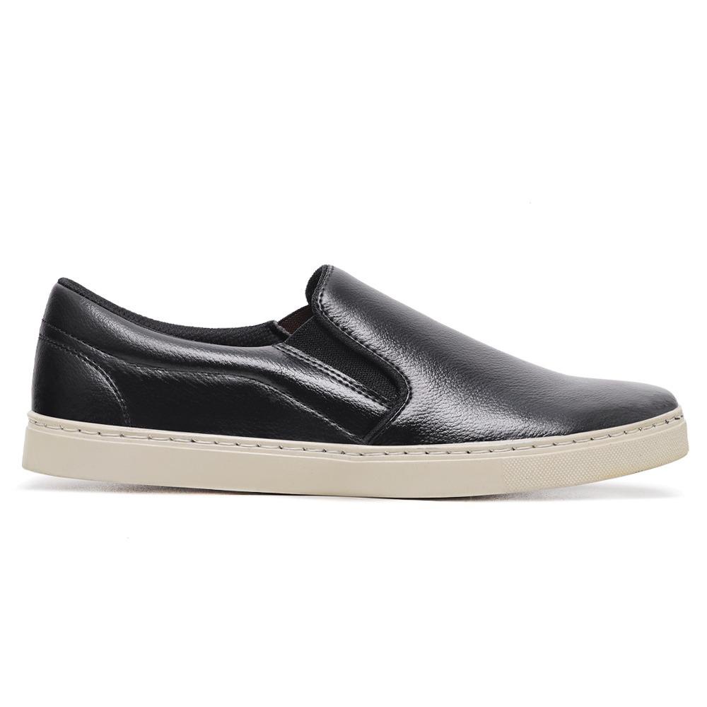 Tenis Slip On Casual Sapatenis Sapato Sintético Confortável Anatomico
