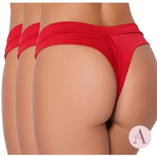 kit 3 Calcinhas Fio Duplo Tanga de Alta qualidade Calcinha Moda feminina
