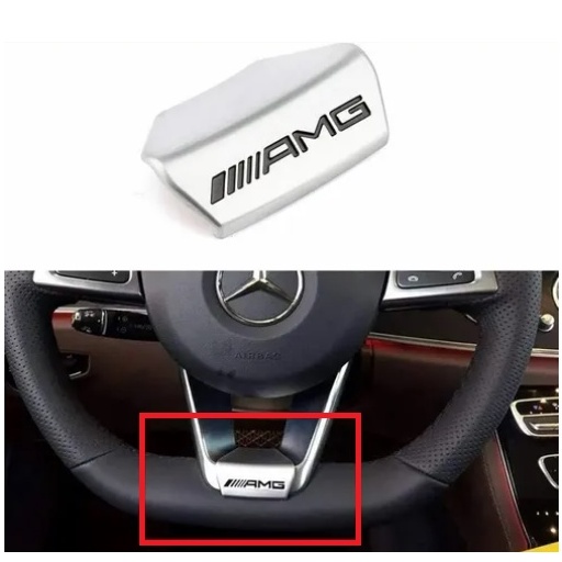 Emblema Aplique Volante Mercedes Benz C180 Slk C250 C200 VOLANTE RETO Shopee Brasil