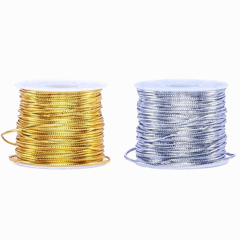 Cordão Metalizado 50 Metros - 1mm / 1,5mm
