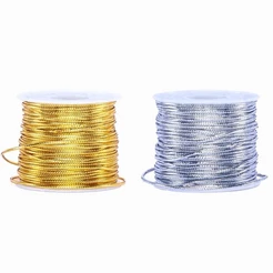 Cordão Metalizado 50 Metros - 1mm / 1,5mm