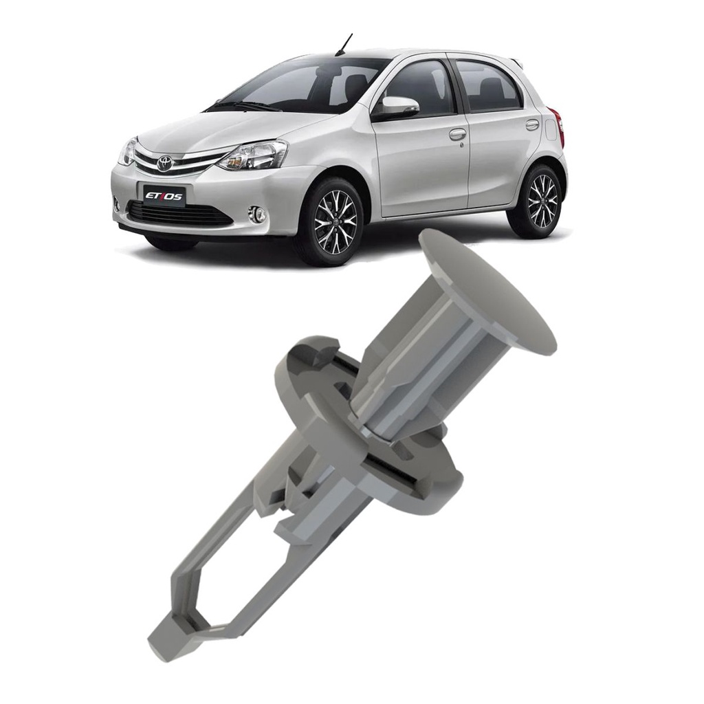 Grampo Parachoque Dianteiro E Traseiro Corolla Etios Hilux