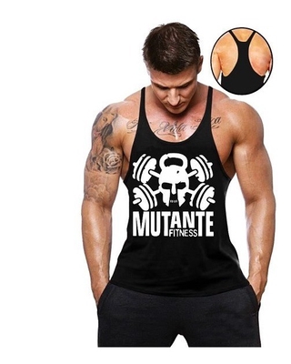 Camisa Regata Cavada Masculina Musculação Justiceira Mutante Fitness