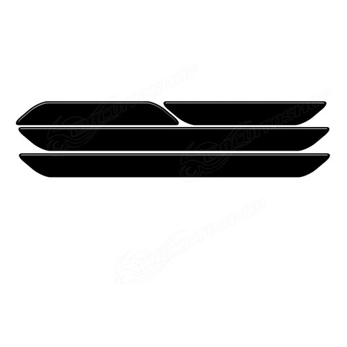 Protetor Soleira Relevo 3d Black 4 Porta Carro Jeep Renagade