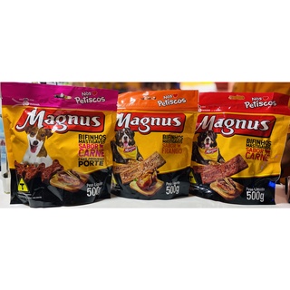 Magnus Bifinhos Cães Sabores - Carne, Frango E Carne Pequeno Porte 500g