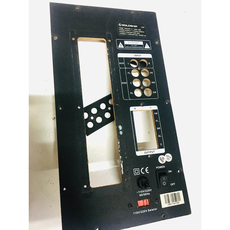 Carcaça Traseira Home Theater  Goldship 0387   Pl965