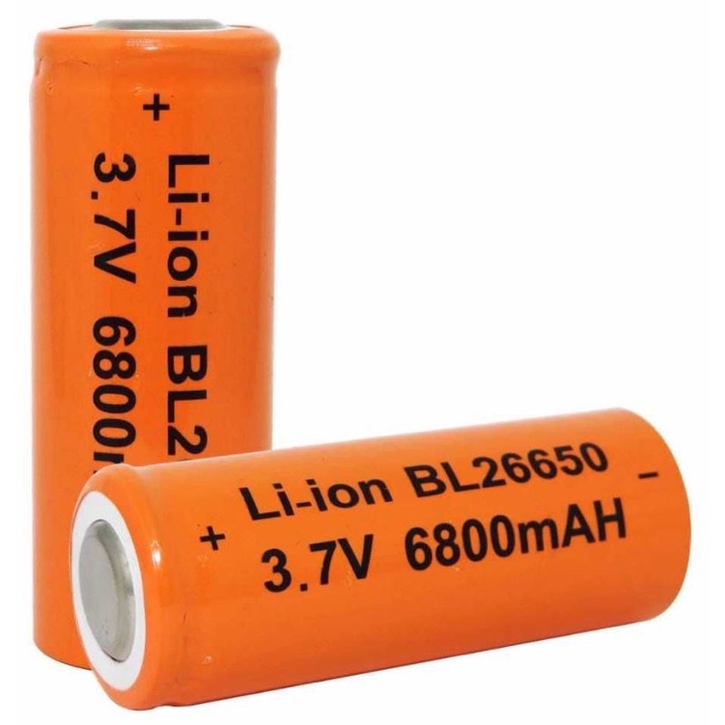Bateria carregador 26650 3 7v 6800mah li ion recarreg vel