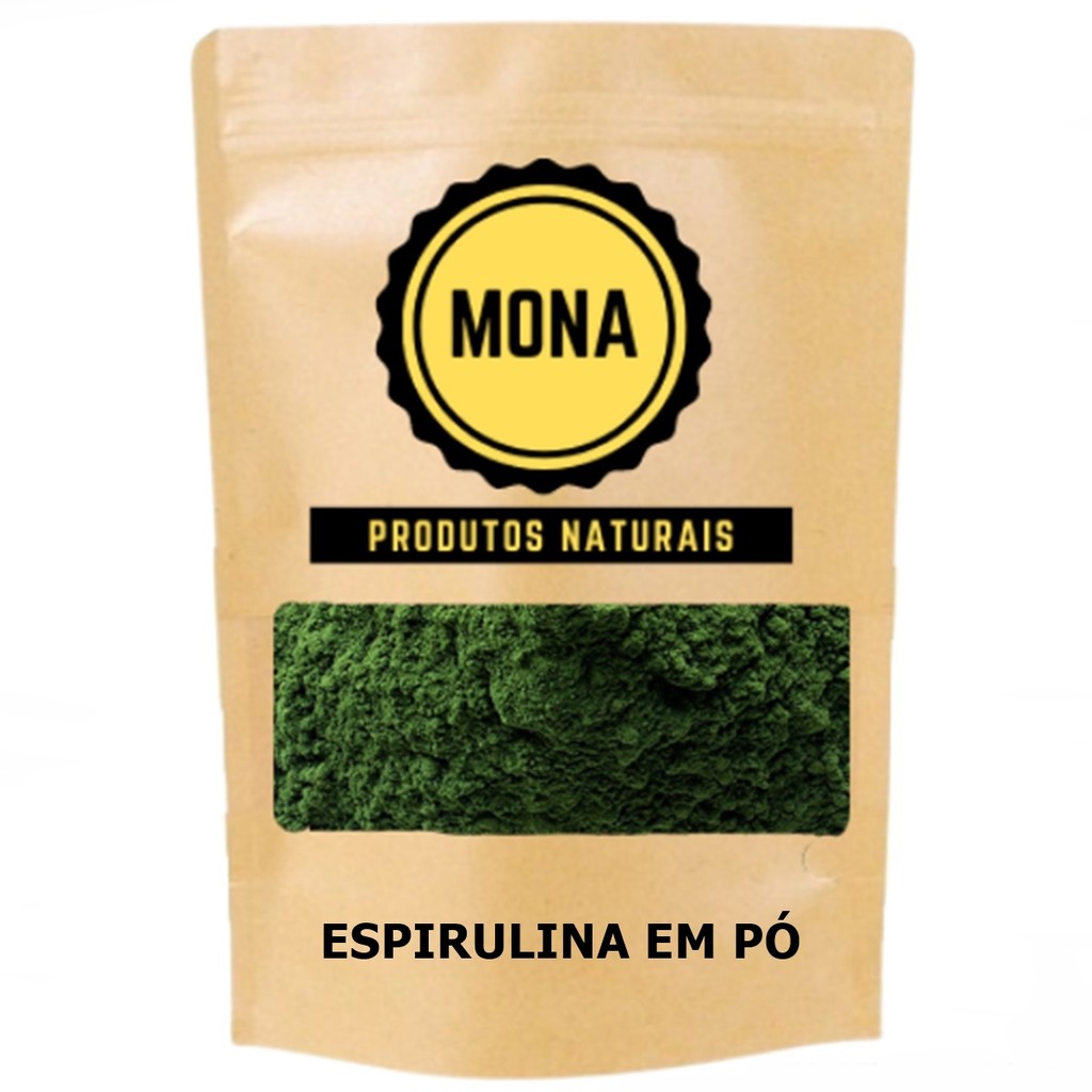 ESPIRULINA EM PO 1KG Mona Naturais