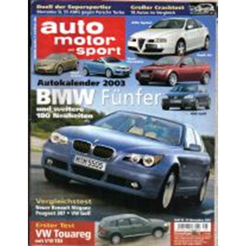 AUTO MOTOR UND SPORT * 27/11/02 * IMPORTADA