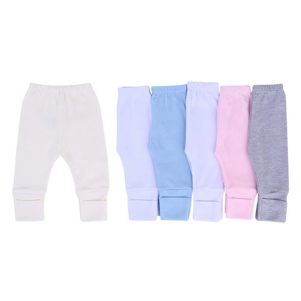 Mijão (Culote) Bebê Canelado Liso Vira-Pé (RN/P/M/G) - Top Chot