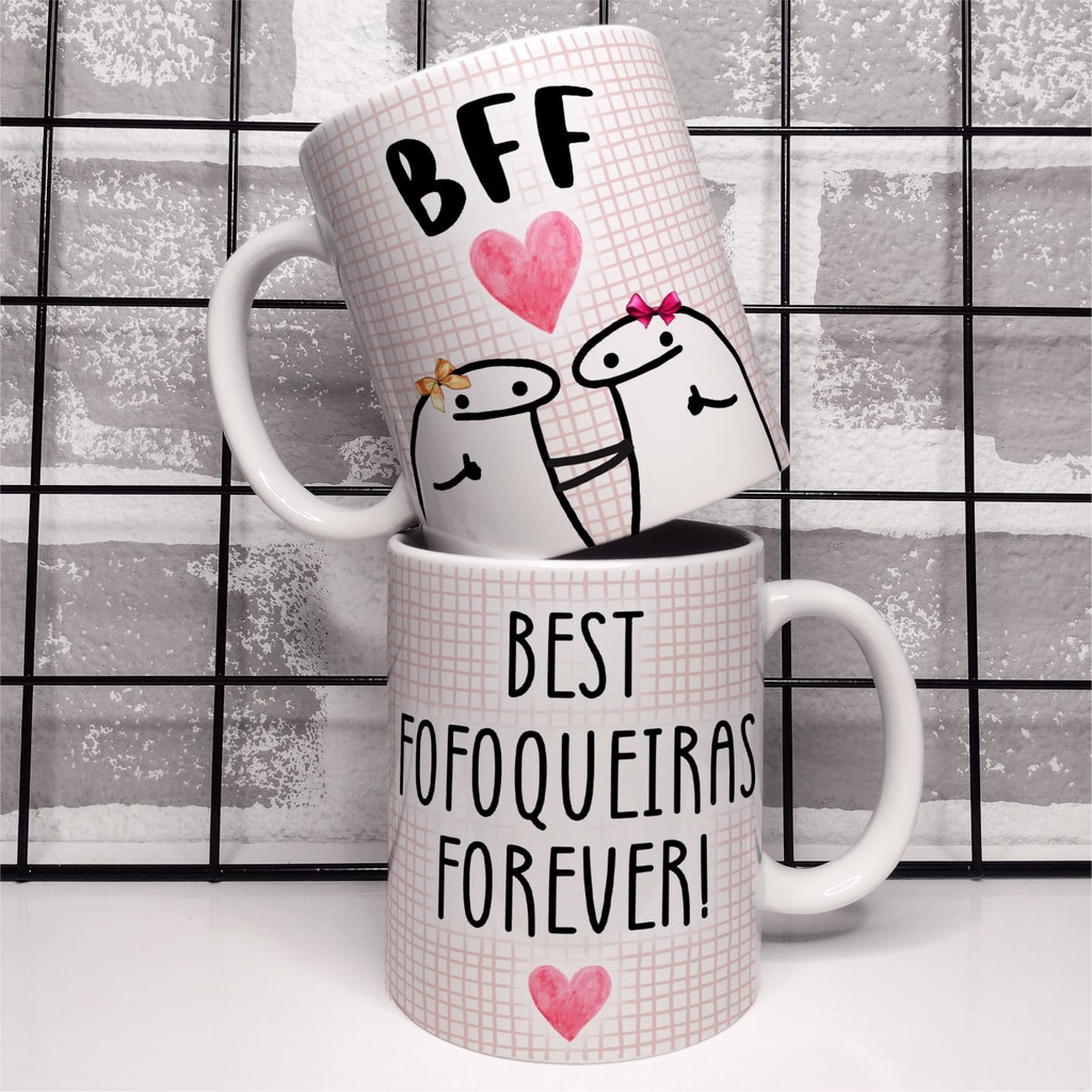 Caneca Flork Sincero Amigas Bff Shopee Brasil