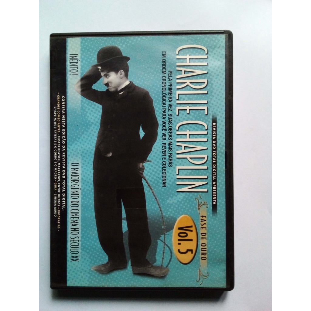 DVD ORIGINAL CHARLIE CHAPLIN ERA DE OURO VOL. 05