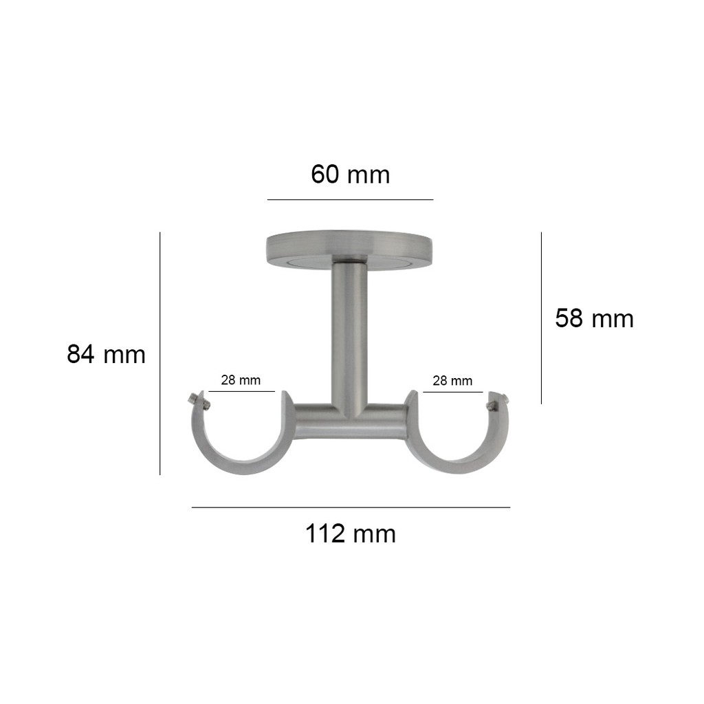 Suporte Duplo de Teto para Varão de Cortina: Onde Comprar | BuscaProdutos