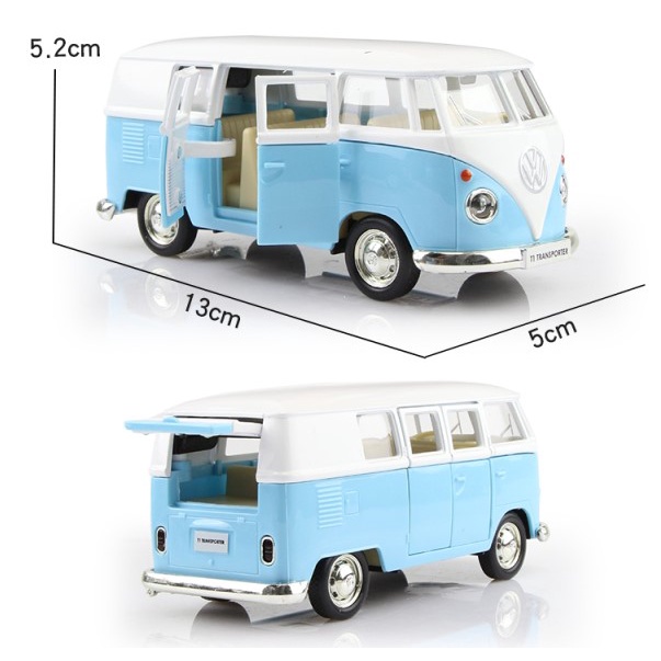 Carro Miniatura Carrinho Ferro kombi T1 Volkswagen Transporte - Escala 1:32 Com Fricção em Oferta na Shopee