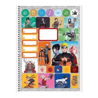 Caderno Materias Naruto Grande Folhas Capa Dura Original Shopee Brasil