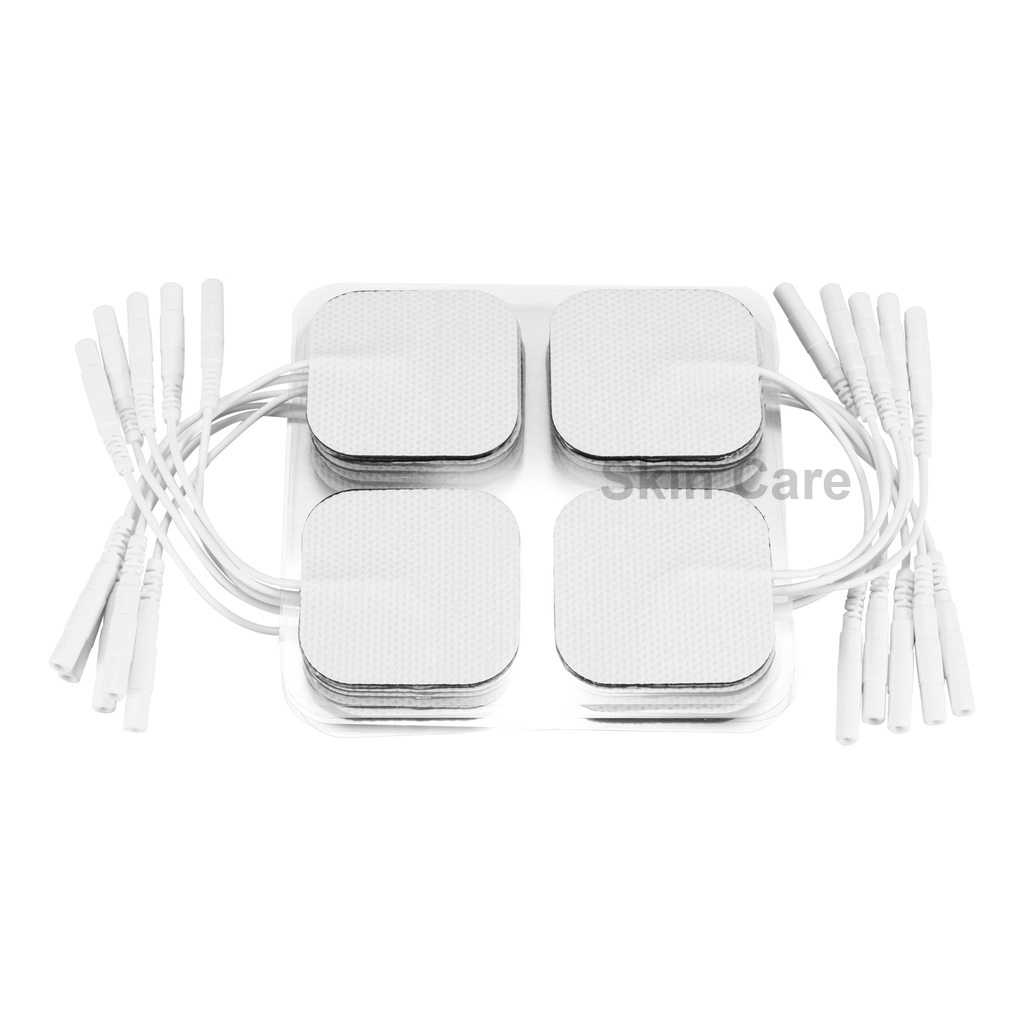 20 Peças Adesivos Eletrodos Fisioterapia Massagem Tecido Eletrodo Pad Massageador Muscular