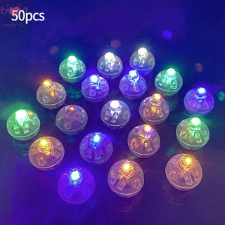 50 Pcs Luzes De Balão Individual LED Bateria Minúscula Sem Fio Para Decorar Sua Varanda , Lado Ou Escrivaninha