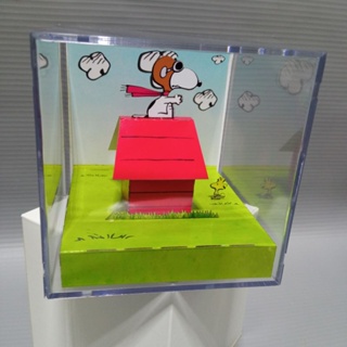 Cubo Diorama Snoopy Piloto Ás Voador (Animes & Desenhos) em Oferta na Shopee