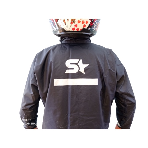 Kit Capa De Chuva Nylon - Conjunto Calça Jaqueta 100% Impermeavel - Moto/ + Touca Ninja Balaclava + Bota Borracha · foto 2
