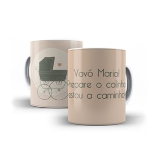 Caneca Personalizada Prepare o colinho vovô/vovó retrô em Oferta na Shopee