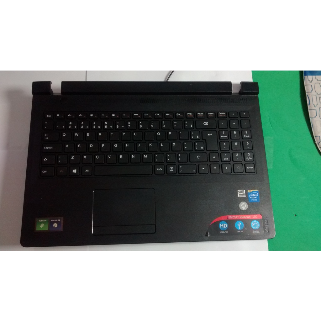 Base com teclado Lenovo Ideapad 15iBy.