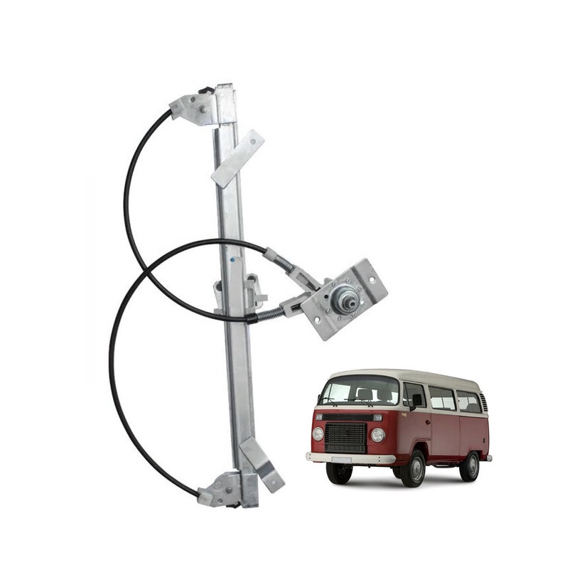 Maquina Vidro Manual Kombi Clipper Carat Porta Direita