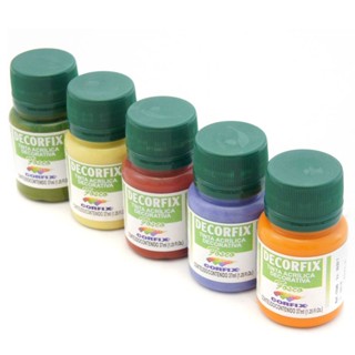 5 Tinta Decorfix 37 ml fosca em Oferta na Shopee