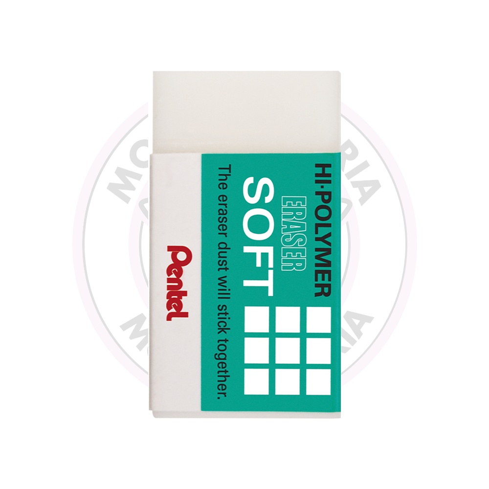 Borracha Branca Hi-Polymer Eraser Soft Pentel - 1 UN em Oferta na Shopee