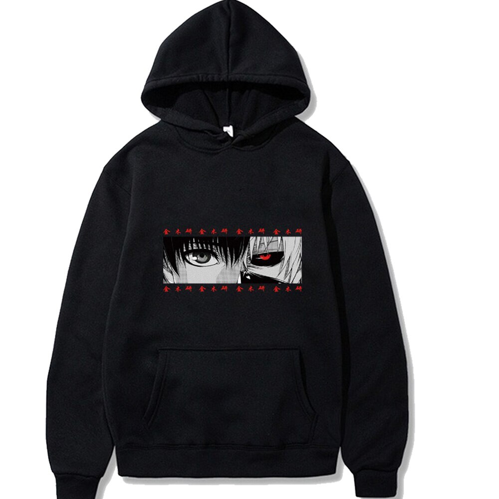 Moletom Canguru Unissex Com Capuz Tokyo Ghoul  Hip Hop  Anime