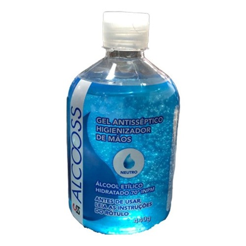 Kit 03 Alcool Em Gel Para Higienização Alcooss 440g
