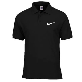 Camiseta Polo Piquet Nk Bordado Modelo Esportivo Masculina Confortável