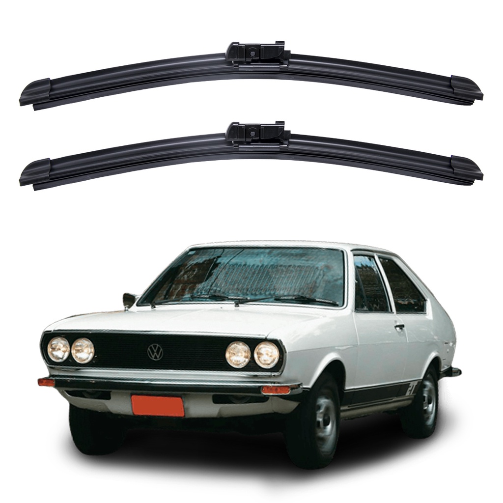 Par Palhetas Limpador Para-brisa Silicone Volkswagen Passat 1974 A 1989 Kit - Spare Parts and Accessories for Vehicles