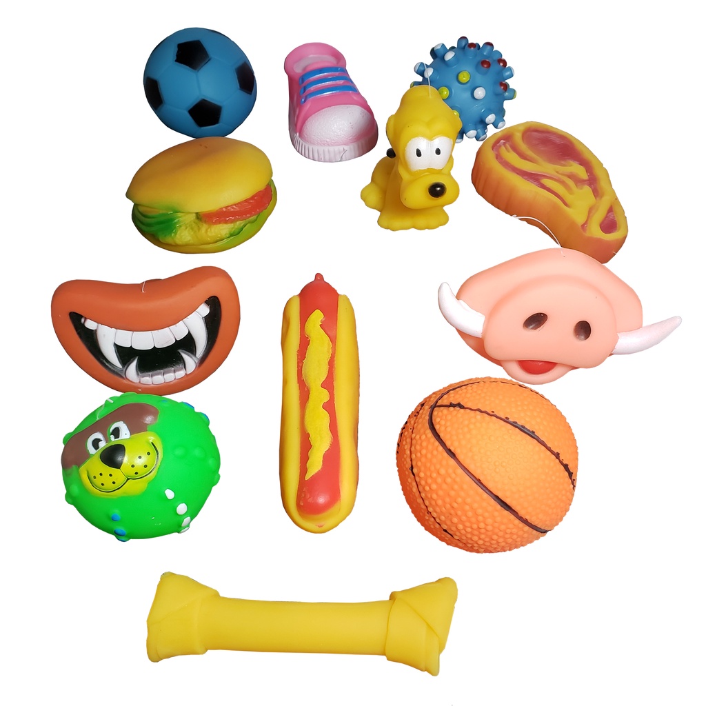 Mordedor Pet Brinquedos De Borracha Para Cães Dog Vinil Cachorro