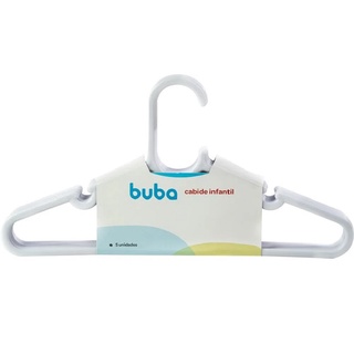 Cabide Infantil Pacote Com 5 Unidades Branco 14190 Buba em Oferta na Shopee