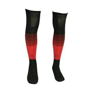 MEIÃO DE FUTEBOL DEGRADE PRETO COM VERMELHO