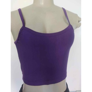 Cropped Tirinha Feminino Alcinha Regata Sjons 3