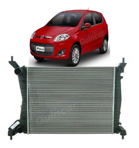 Radiador Fiat Palio Novo Atractive 1.4/1.6 - Sistema Valeo