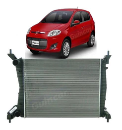 Radiador Fiat Palio Novo Atractive 2013 2014 2015 2016 2017 2018 1.4/1.6 - Sistema Valeo