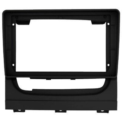 Moldura 9 pol Fiat Idea / Idea Adventure 2013 A 2018 - Preta