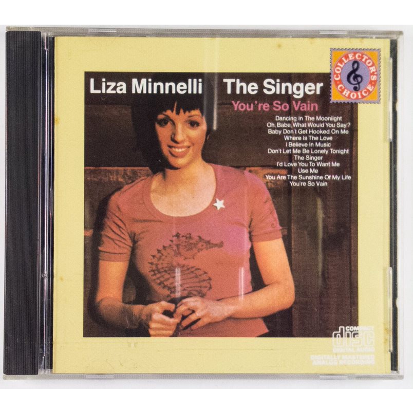 CD Liza Minnelli The Singer You're So Vain Importado